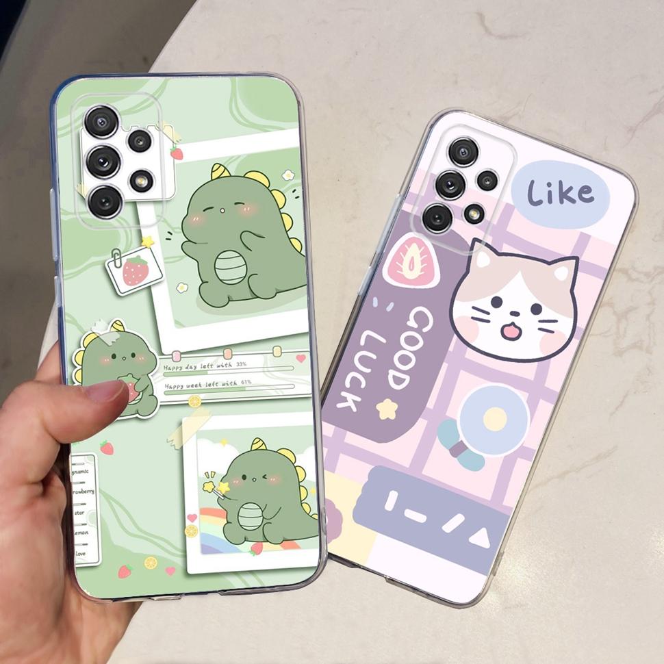 For Samsung Galaxy A53 5G Case Soft Silicone TPU Back Cover For Samsung A53 SM-A536B/DS Case 6.5" Phone Cover Shockproof Bumper
