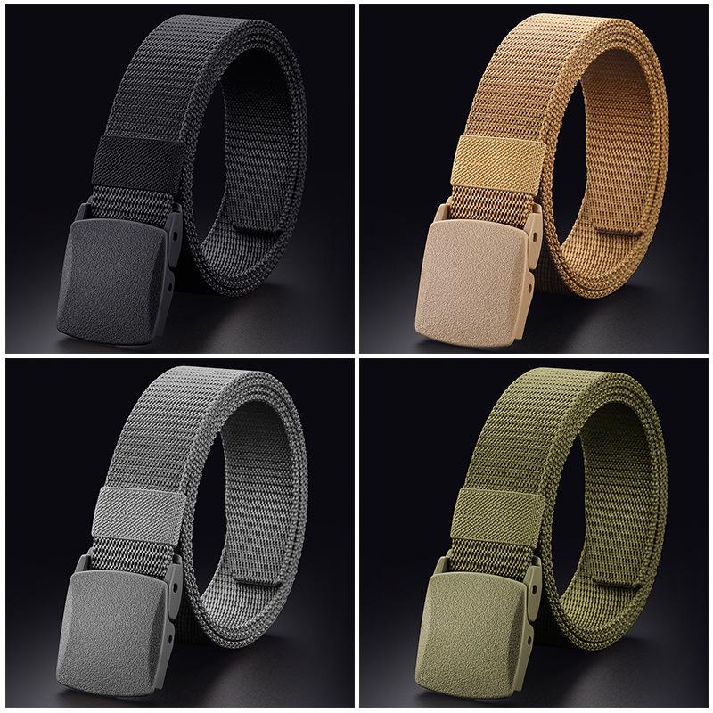 Metal-Free Nylon Belt: Unisex, Versatile & Lightweight for Security Checks