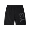 SS22 Printed Logo Solid Color Loose Straight Shorts Men Bottoms Black HG8615