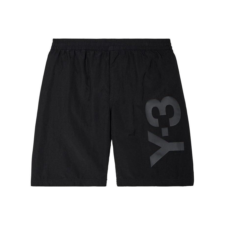 Y-3 SS22 Шорты свободного прямого кроя однотонные с принтом логотипа Мужские низы Черные HG8615 S