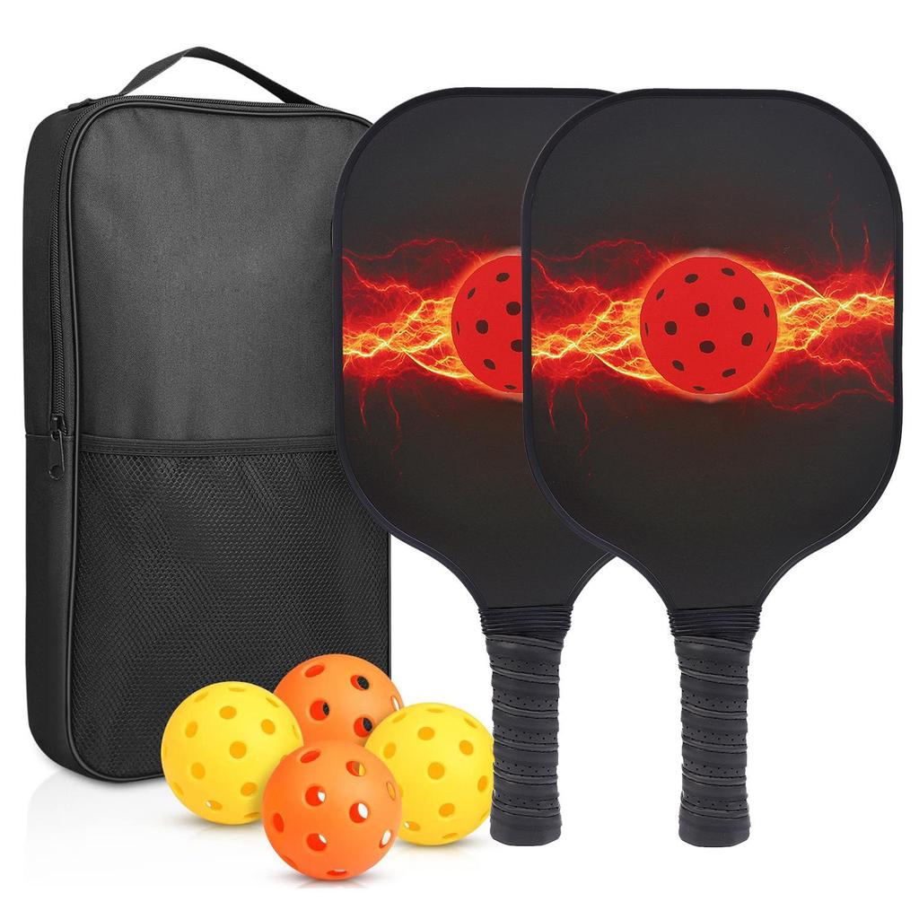 Carbon Fiber Pickleball Paddle with Honeycomb Panel - Outdoor Sports Graphite Racket