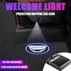 1/2/4 Stück Auto-Laserprojektor LED HD Induktionslampe Magnetisches Willkommenslicht für Dacia Duster Logan 3 Sandero Stepway Jogger Spring