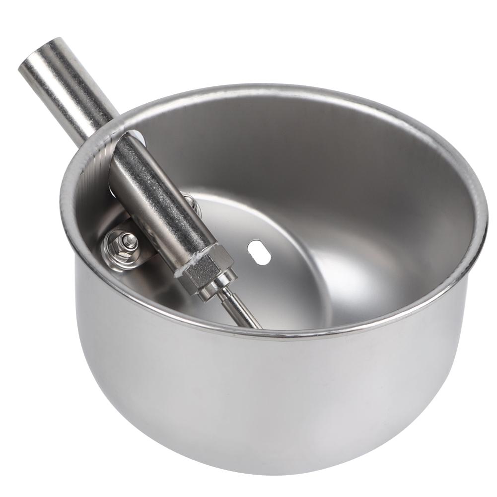 Round Stainless Steel  s Farm Livestock   Automatic Feeding Drinking Water Bowl