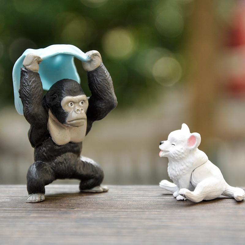 Animal Sauna Steam Figures Mini Figures Desktop Decor Collectible Desk Toys