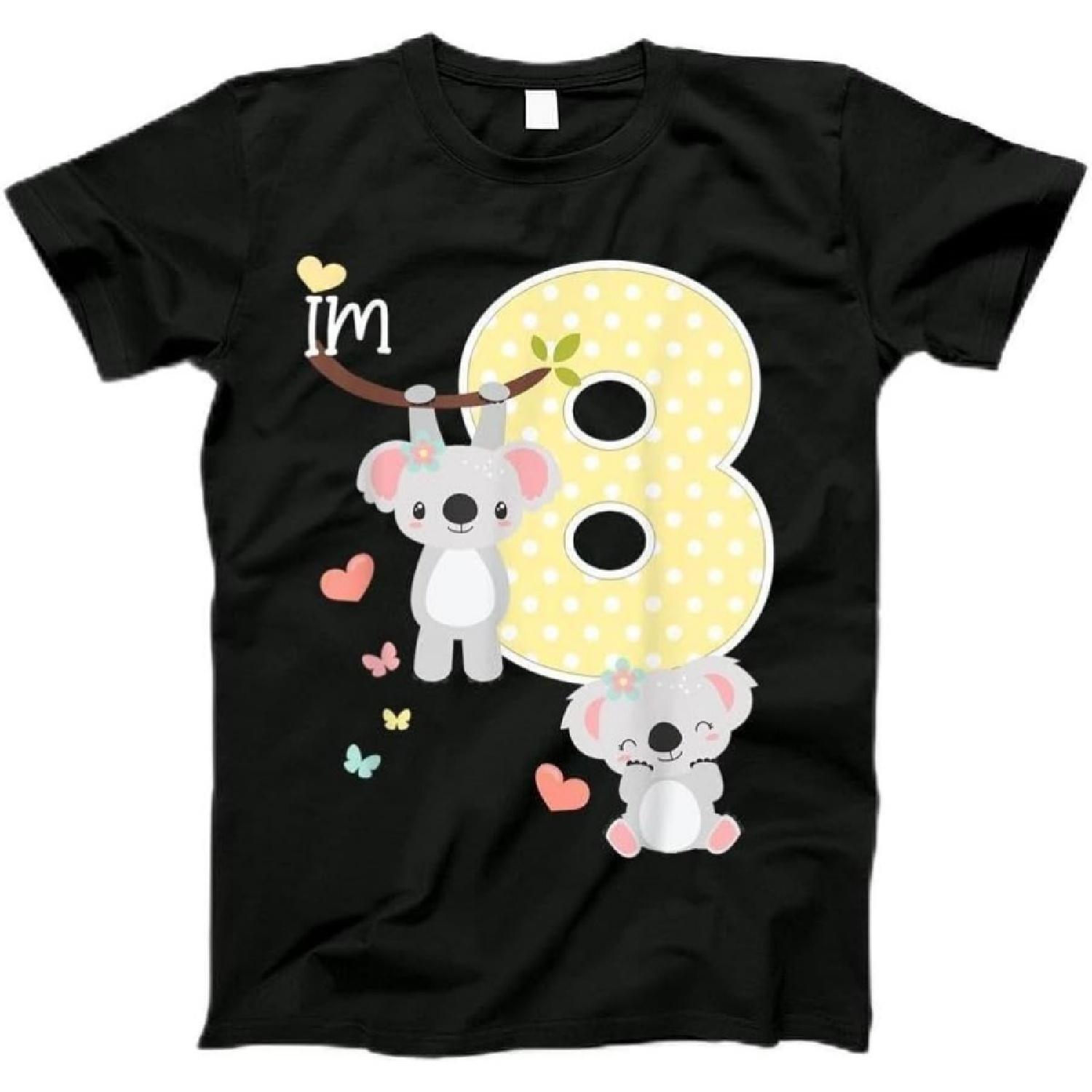 

Koala Bear 8Th Birthday Girl 8 Year Old Birthday Cute Koalas T-Shirt T-Shirt, Tanktop, Long Sleeve, Sweatshirt, Hoodie for Men, Women, Kids XXXXXL різнокольоровий