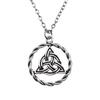 Witch Knot Pendant Necklace Wiccan Celtic Occult Protection Jewelry 45cm or 70cm long chain