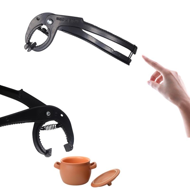 Stone Pot Gripper Clips Anti Scalding Bowl Holder  Plate Tongs For Air Fryer Grill Casserole Kitchen Utensils Tool