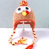 3D Funny Turkey Cap Crochet Hat Beanies Thanksgiving Day Knitted Handmade Photo Props Party