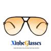 3515 XL Double Bridge Pilot Sunglasses - UV400 Protection, TikTok Style