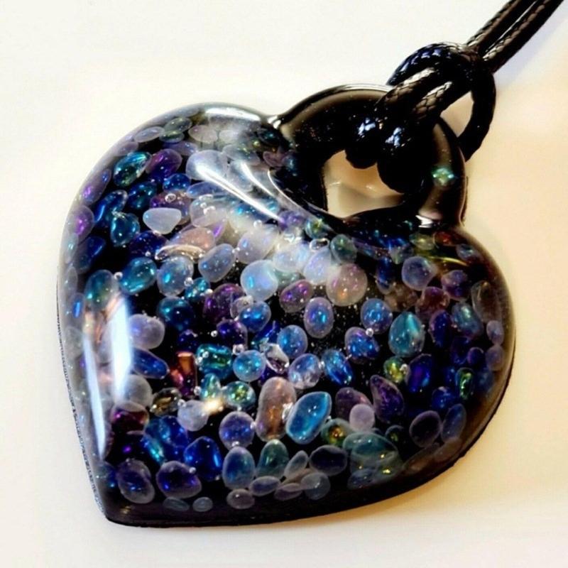 Valentinstag 3D Herz Anhänger Harzform Robuster Silikon Leicht zu lösen Tragbar für Schmuck Bastelbedarf