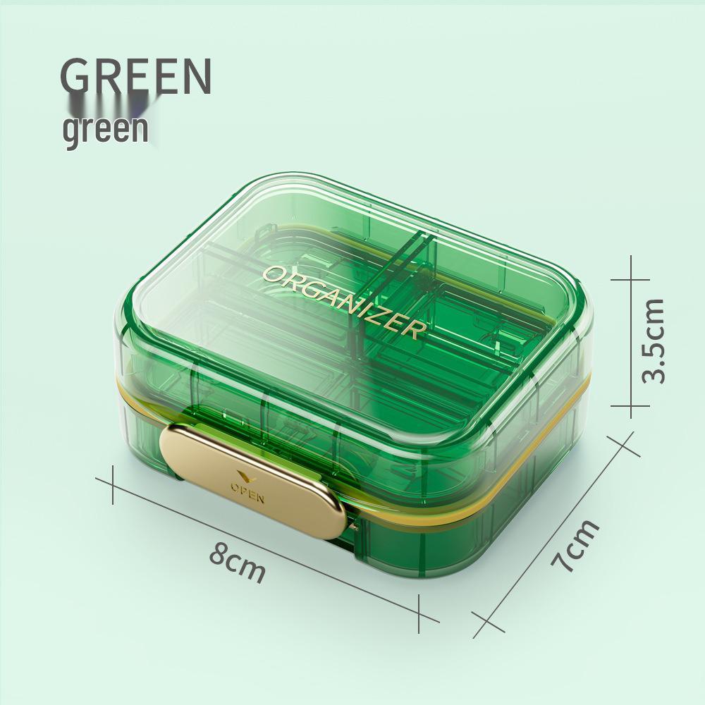 Portable Weekly Pill Organizer - Compact 7-Day Medicine Dispenser