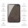 For Apple iPhone Duo 5G 1-4Pcs Black Edge 9H Tempered Glass iPhoneDuo i Phone Duo 2026 Ultra-thin Back Privacy Screen Protector 2