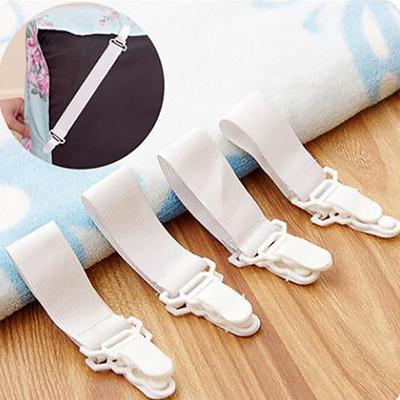 4Pcs/Set Elastic Bed Sheet Clips Mattress Cover Blankets Sheet Grippers