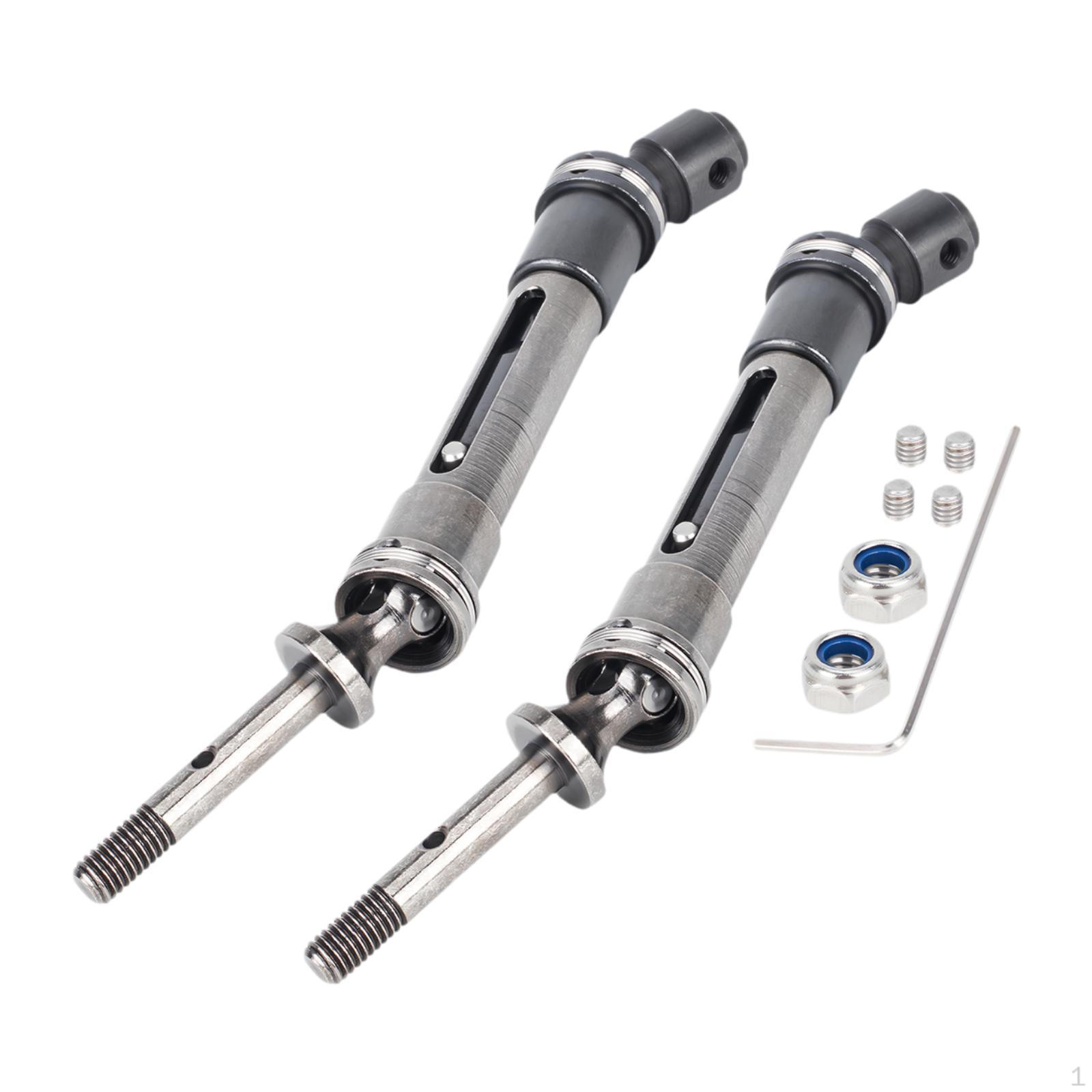 

2 Pieces 1/10 Shaft CVD Spare Parts Upgrade Transmission Axle for Slash 4x4 Rear