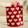 Heart Cotton Towel Red Soft Face Bath Towels Absorbent Shower Towel For Bathroom Adults Couple Wedding Valentine'S Day Gift