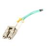 Duplex-Glasfaserkabel LC / LC - 2 x Stecker / 2 x Stecker - 2 m - Aqua - STARTECH