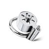 Wearable + Catheter Stainless Steel CB Lock Chastity Lock Cock Ring Penis Cage  Sex Toy Chastity Belt BDSM