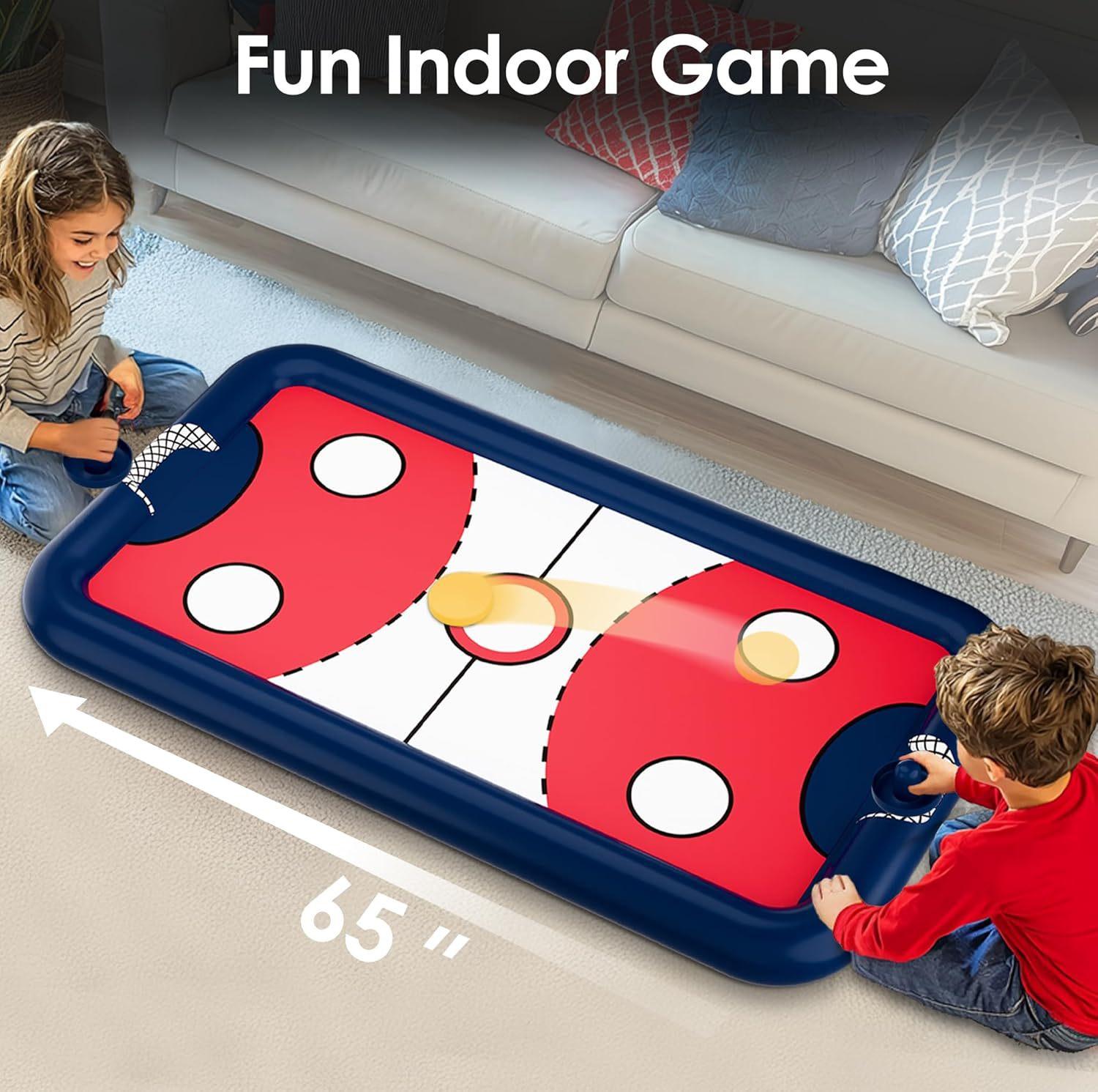 

Надувной поплавок для водного хоккея с двумя толкателями и шезлонг для детских водных игр 165cm красный