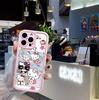 Sanrio TK Sandpaper Cute Pink Phone Case for Apple 16