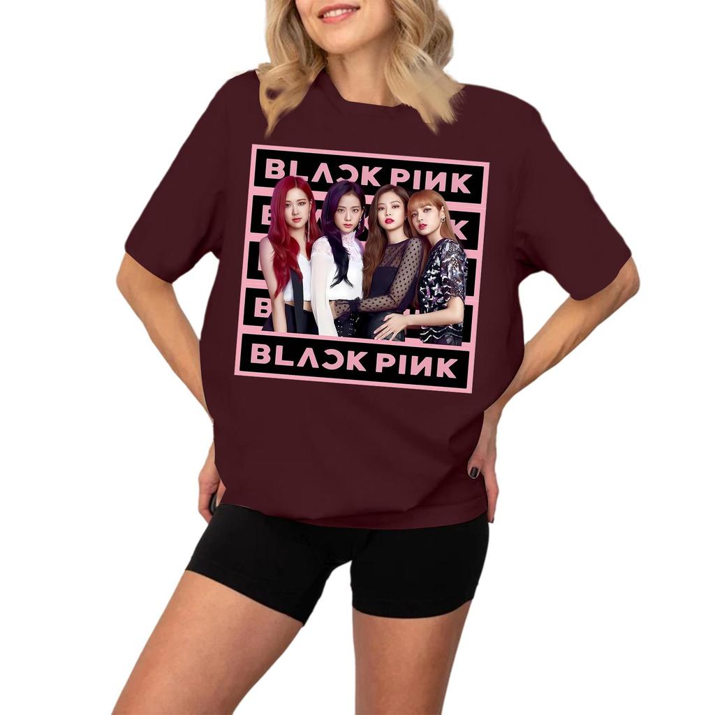 Women's Fashionable And Casual Long Sleeve Printed Short-Sleeved Top