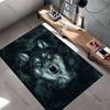 Wolf strength presence and mystery carpet Yoga living room room decor children's crawling mat doormat area rug games mat