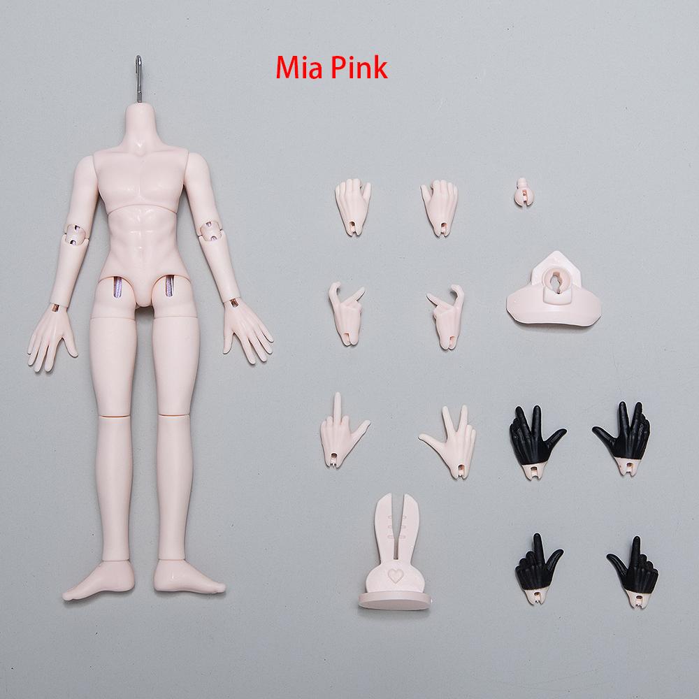 14cm Bjd S Hook Neck Card Body Doll Threading Rope 1/12 Bjd Doll Suti For Ob11, P10, Ymy, 1/12 Bjd Doll Head