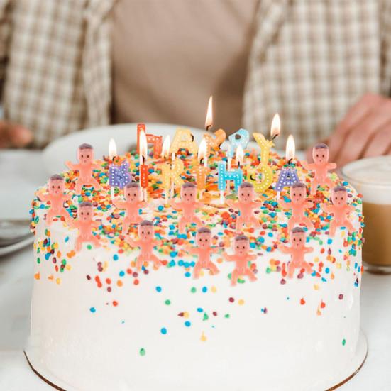 Plastic Babies Set for Baby Shower Games 1 Inch Mini Babies Figurines