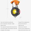 COB Mini Keychain Lamp LED Flashlight Work Light Outdoor Camping Lantern Emergency Wrench Hammer Lamp