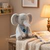 Plush Stuffed Elephant Toy Soft Sitting Elephant Plush Animal Doll Large Size Plush Toy for Kids and Collectors