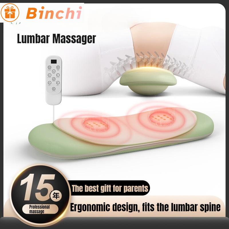 Waist Airbag Massager Hot Compress Vibration Pulse Relieves Back Pain Home Lumbar Massager