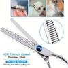 Professional Curved Thinning Scissors 4 In 1 Pet Grooming Kit Safety Round Head Stainless Steel Hair Shear for Dogs Cats
