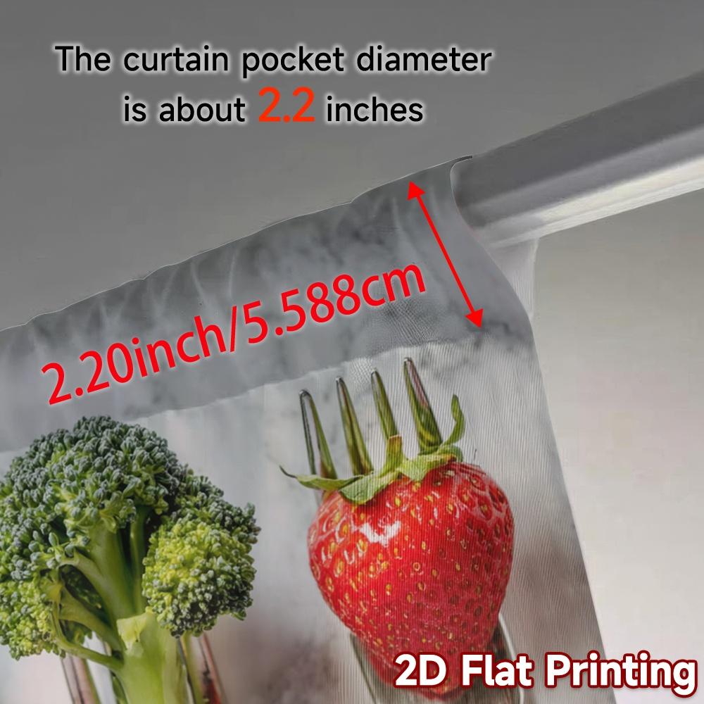 2pcs   2D FLAT PRINTING Curtains (Without Rod) Forked Trio Pattern Modern Curtains Versatile Polyester Curtains Festive Ldeal for