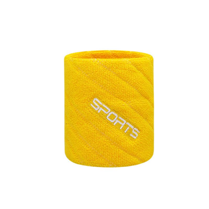 Women's Cotton Wristband with Logo Embroidery, Sweat-Absorbent for Badminton & Fitness.