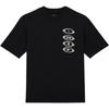 Jordan X Travis Scott Kollaboration SS24 Rundhals Gerade Passform Buchstabenprint Kurzarm T-Shirt Unisex Oberteile Schwarz DZ5515-011