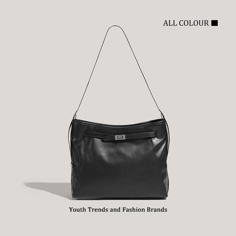 Autumn new women's bags fashionable large-capacity shoulder oblique span bags soft leather bags women