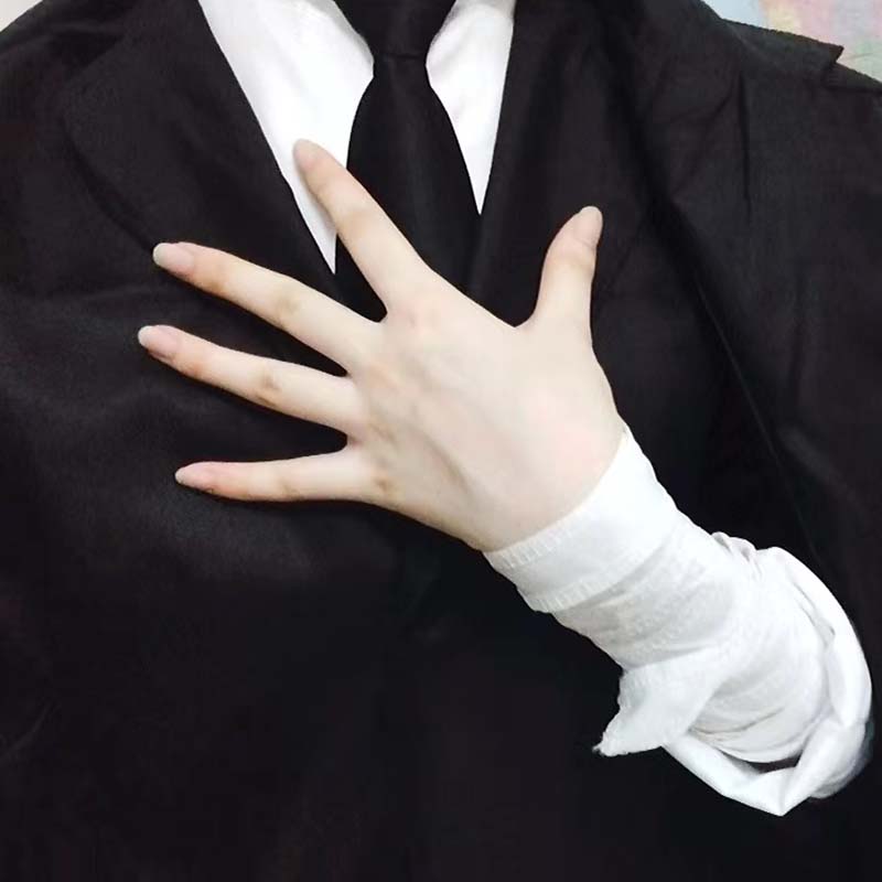 Dazai Cosplay Costume Black Trench Jacket Pants Gloves Bandage Dazai Osamu Outfits Uniform Halloween Kostum For Anime Comic Con