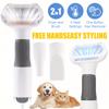 3 In 1 Pet Hair Dryer Grooming Brush Adjustable Temperature Quiet Handheld Comb for Small Medium Dogs Cats