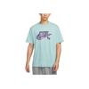 Nike Sportswear Letter Logo Print Loose Short Sleeve T-Shirt Men Tops Mineral FD1297-309