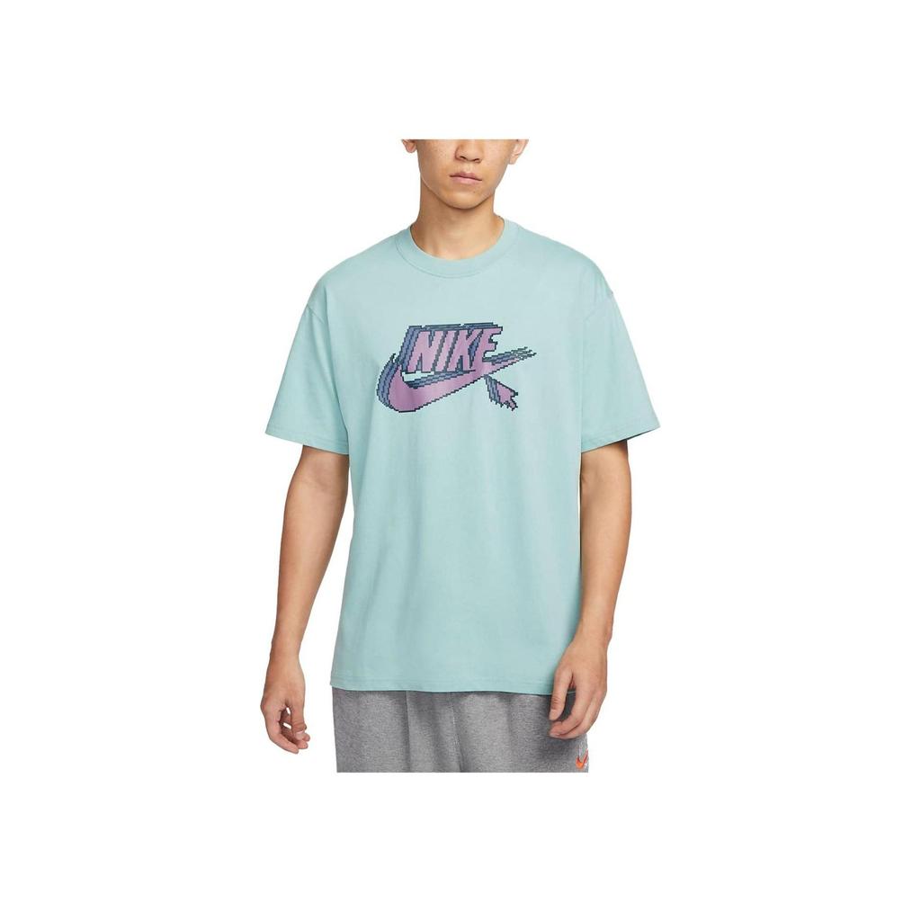 Nike Sportswear Letter Logo Print Loose Short Sleeve T-Shirt Men Tops Mineral FD1297-309