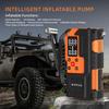 Air Compressor with Jump Starter 10000mAh Power Bank, 150PSI Tire Inflator, SOS LED Light, Auto Shut-off