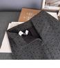 Dark Gray Polka Dot Wool A-Line Skirt - Petite Slim High-Waisted, perfect for Autumn and Winter