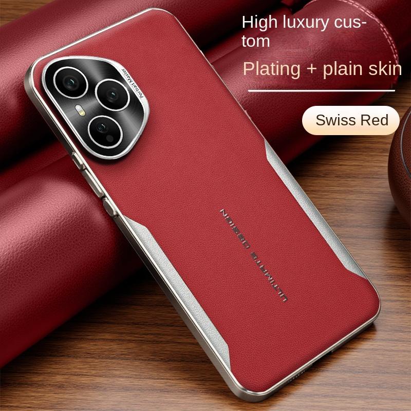 Для Huawei Honor 400 Pro Чехол Роскошная Кожа PU Защитная Задняя Крышка Чехол Для Huawei Honor 400 400Pro Корпус Телефона HONOR 400 Pro красный