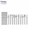 15pcs 1/8" Shank Router Bit Set Engraving Milling Cutter Twist Drill Bits DIY Woodworking Carving Drilling Rotary Tools