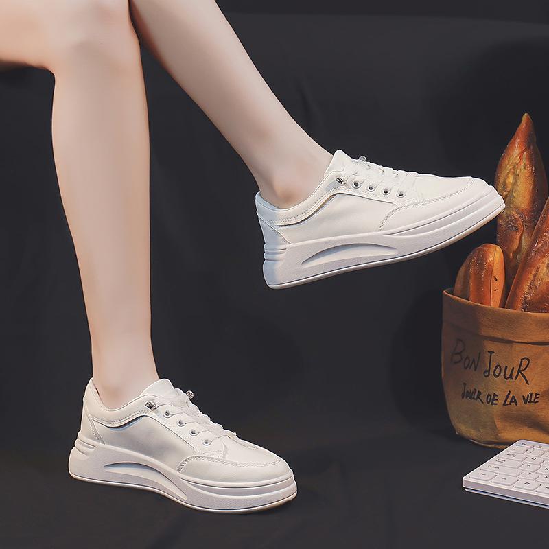 Fashion New Women's Korean Edition Trendy Versatile Casual Shoes Outdoor Comfortable Sports Little White Shoes Women's Vulcanize Shoes
