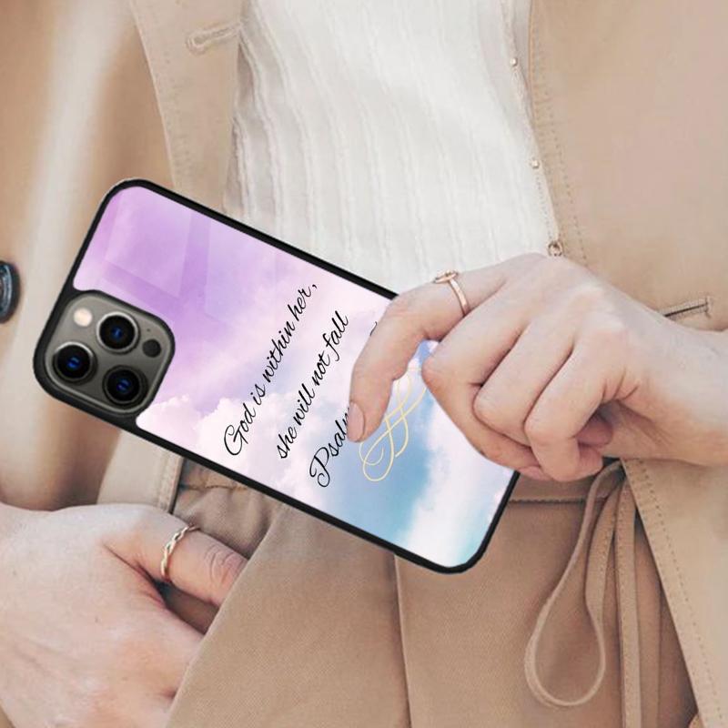

Psalm Quotes God Bible Jesus Christ Christian Magnetic Phone Case For APPLE iPhone 17 Air 16 14 13 12 Pro Max 15 Plus MagSafe iPhone 14