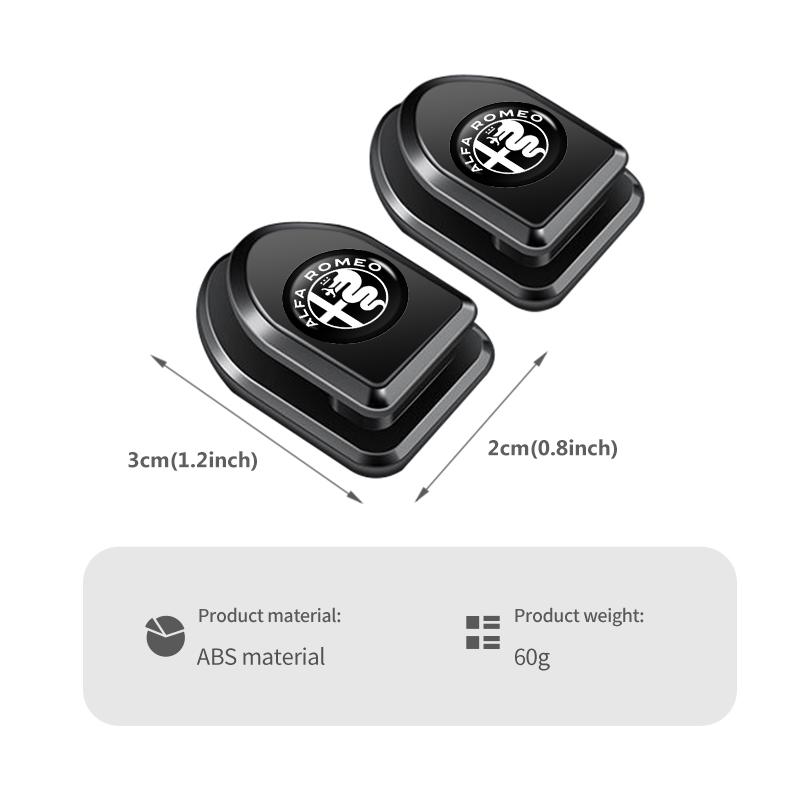 CZHHO1 For Alfa Romeo Car Interior Hooks Storage USB Cable Headphone Storage Hook 159 Giulietta 156 147 Giulia Mito GT Stelvio Spider