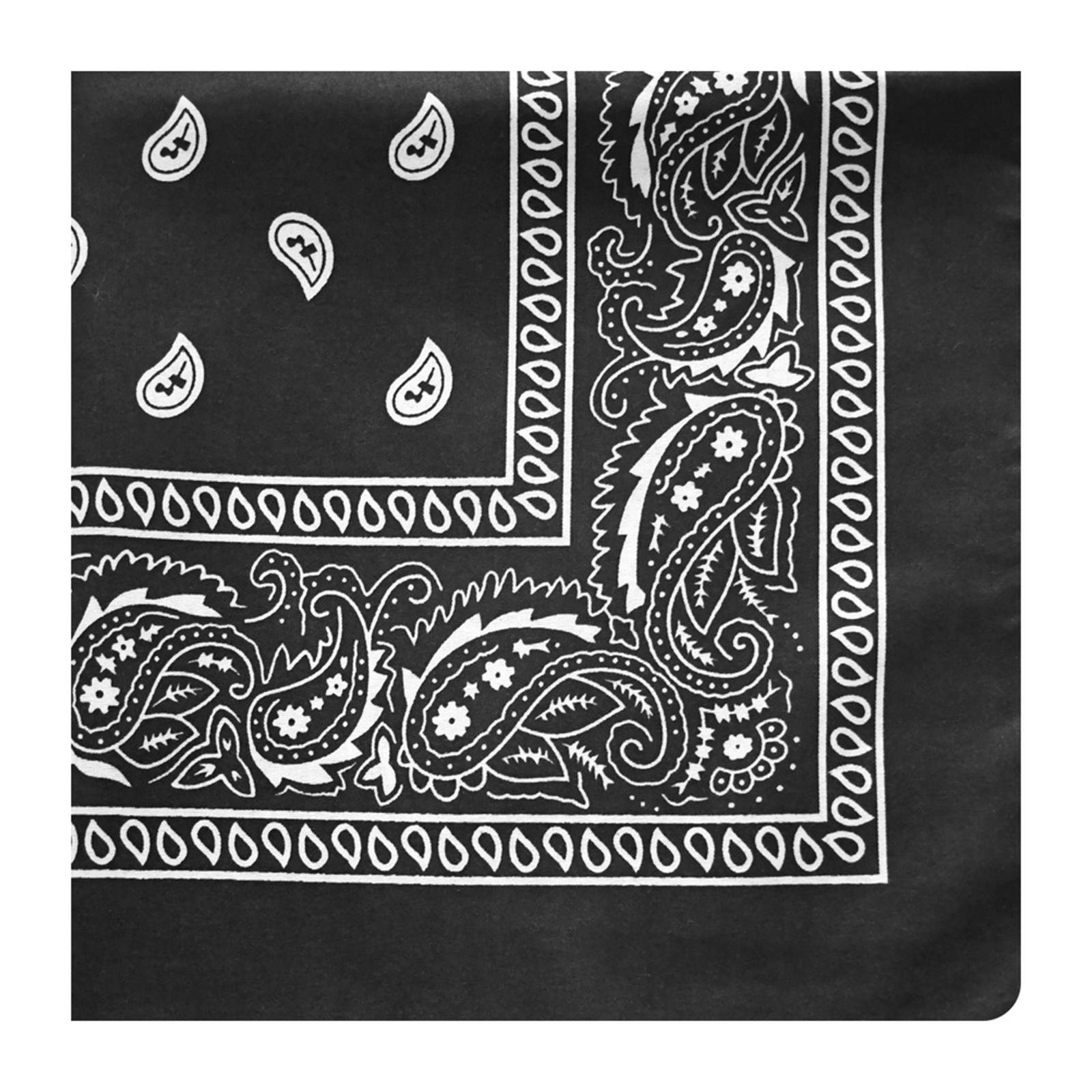 

Unisex Geometric Print Bandana For Street Dance And Outdoor Use Lightweight Headwear чёрный