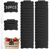 50 Pcs Reble Storage Bin Labels - Clip On Closet & Basket Holder with 4 White Chalk Labels