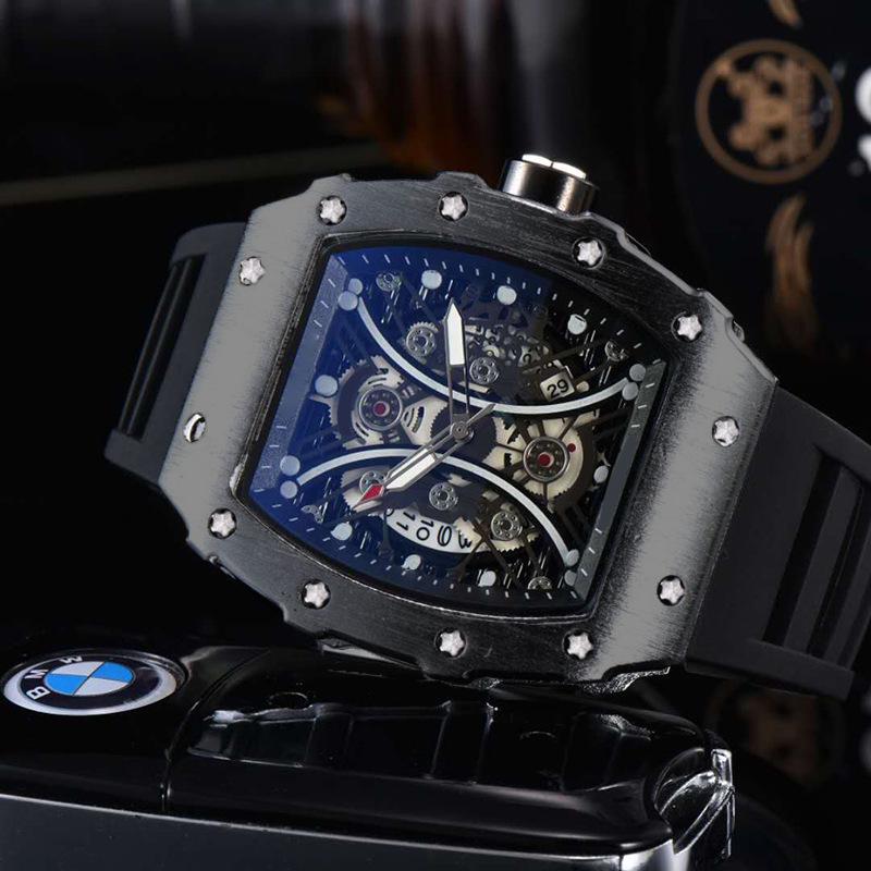 ZIDO Casual Men's Barrel Quartz Skeleton Watch - Luminous & Waterproof