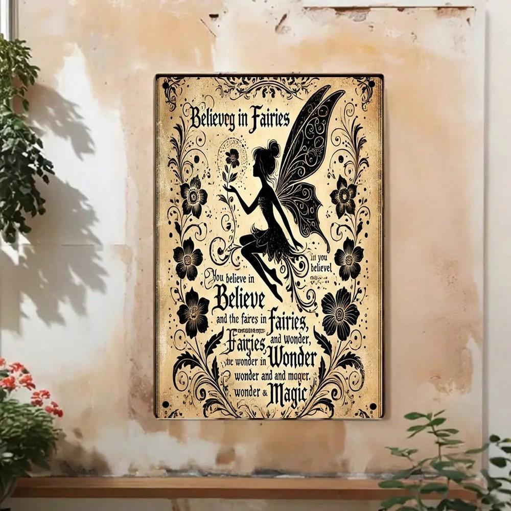Iron Farmhouse Apple Basket Artwork with Checkered Linen Kitchen Wall Decor